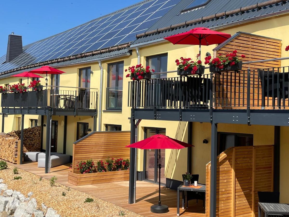 Chalet-Ferienwohnung Aehrenglueck, 70 Qm, Wellness/Fitness/Sauna - Bergroedelhof Feilitzsch エクステリア 写真